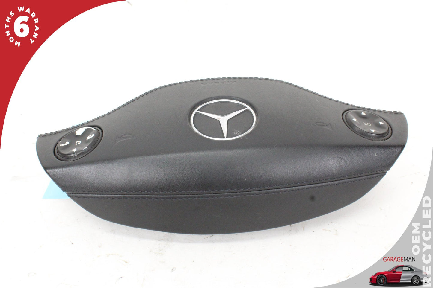 2007-2010 Mercedes W221 S550 Front Left Steering Wheel Airbag Air Bag Black OEM