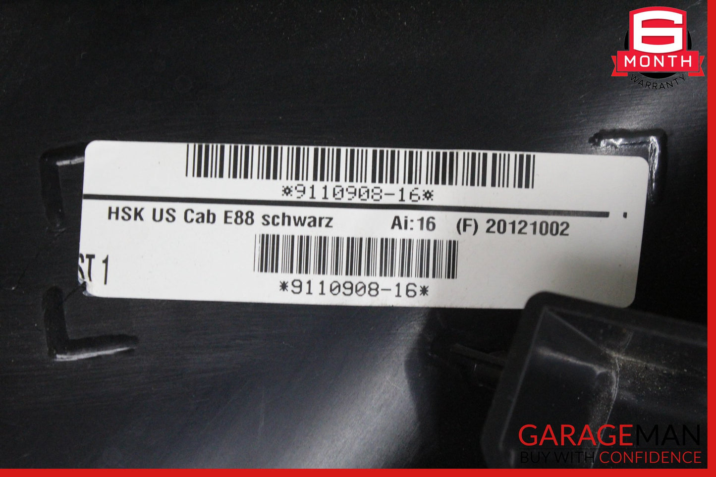 2008-2013 BMW 128i 135i Front Right Side Glove Box Storage Compartment 9110908