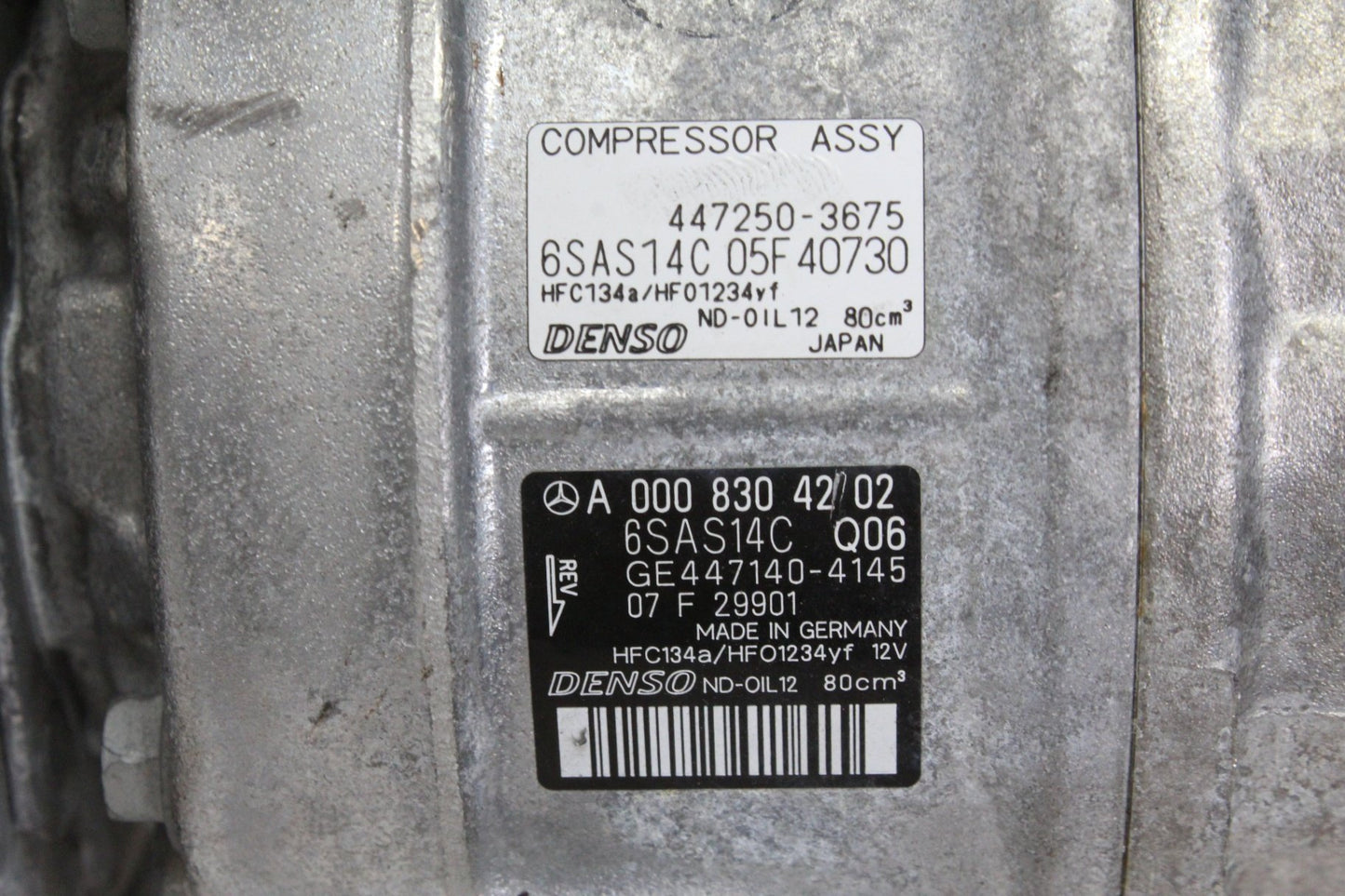 2020-2023 Mercedes-Benz CLA250 W118 A/C Compressor 0008304202