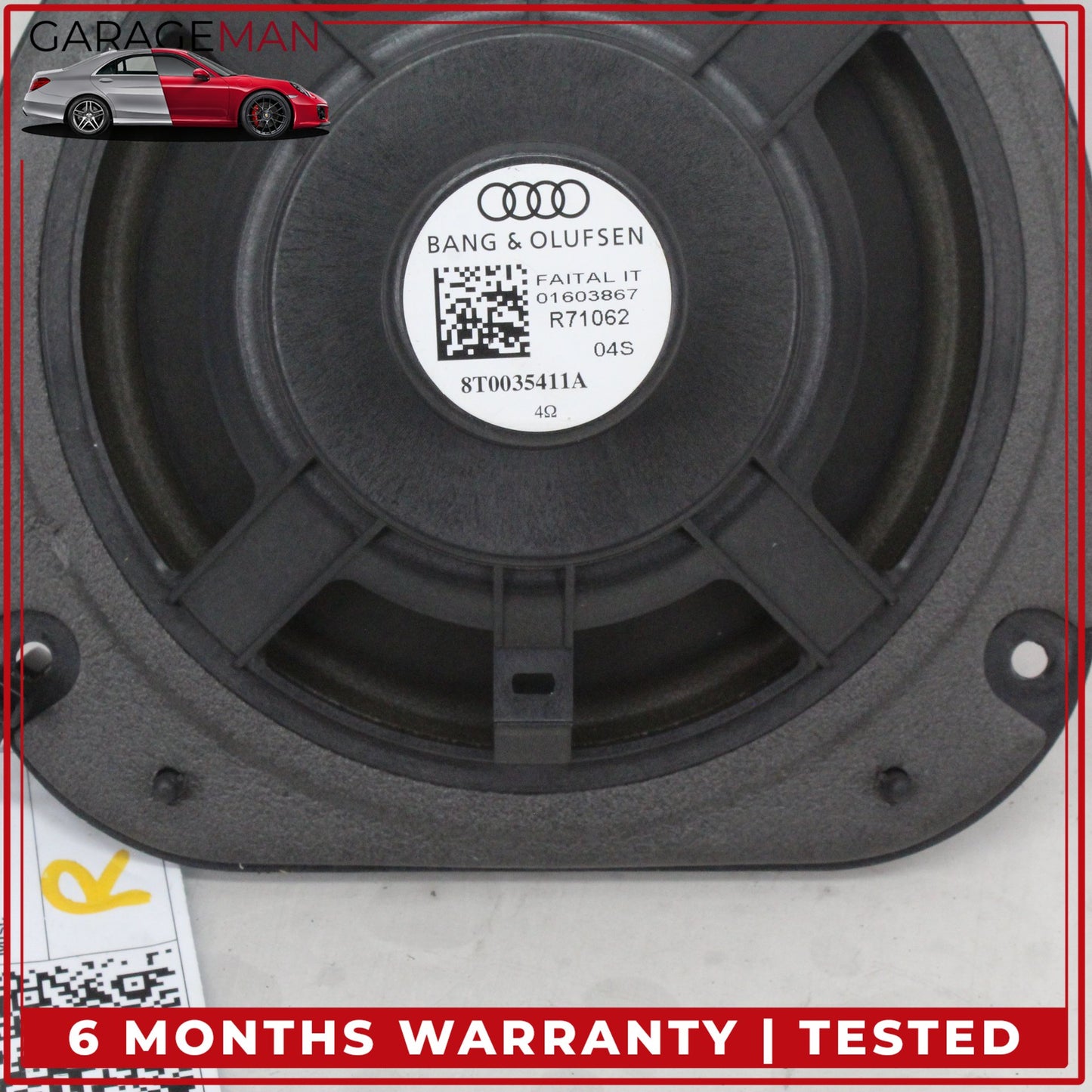 2009-2016 Audi A5 8T Sedan Rear Left and Right Side Door Speaker 8T0035411A OEM