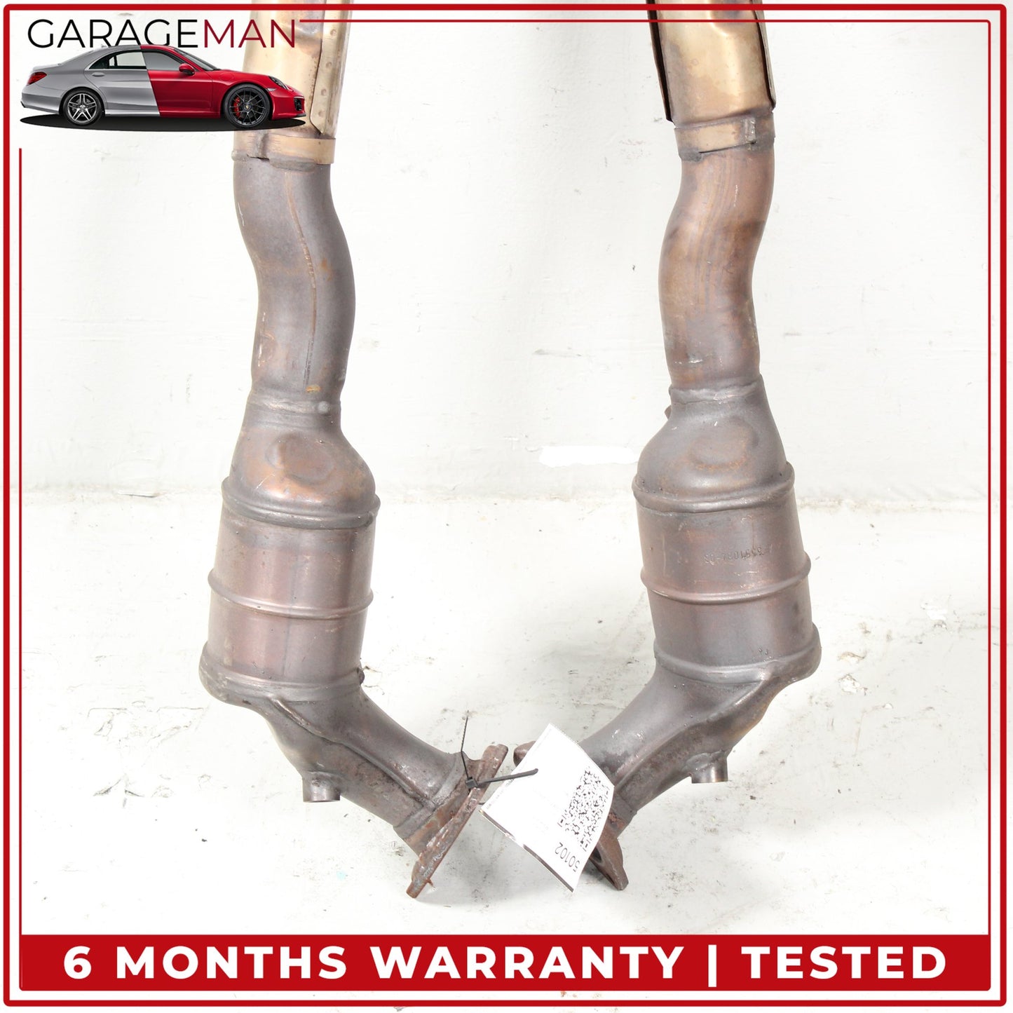 2004-2019 Maserati GranTurismo M145 Left and Right Side Exhaust Downpipe Set OEM