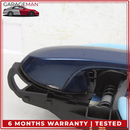 2017-2024 BMW X3 X4 M550i Rear Left Side Exterior Door Handle Blue Metallic OEM