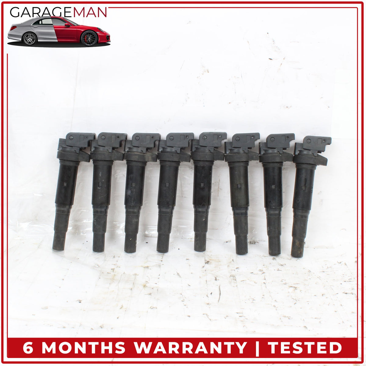 2012-2019 BMW 650i 550i 4.4L V8 N63 Engine Motor Ignition Coils Set of 8 OEM
