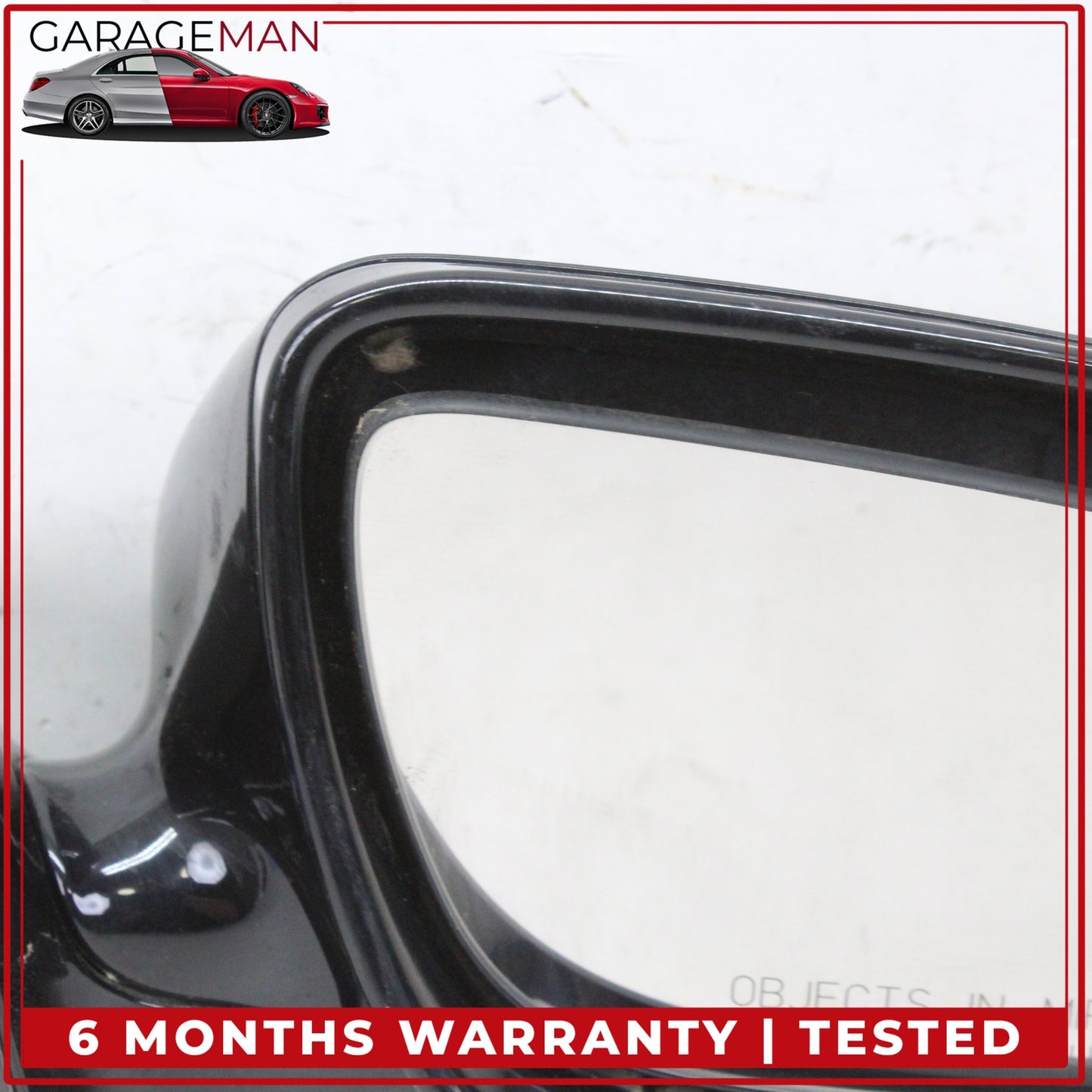 2007-2009 Mercedes W211 E350 Front Right Side Door Rear View Mirror Black OEM