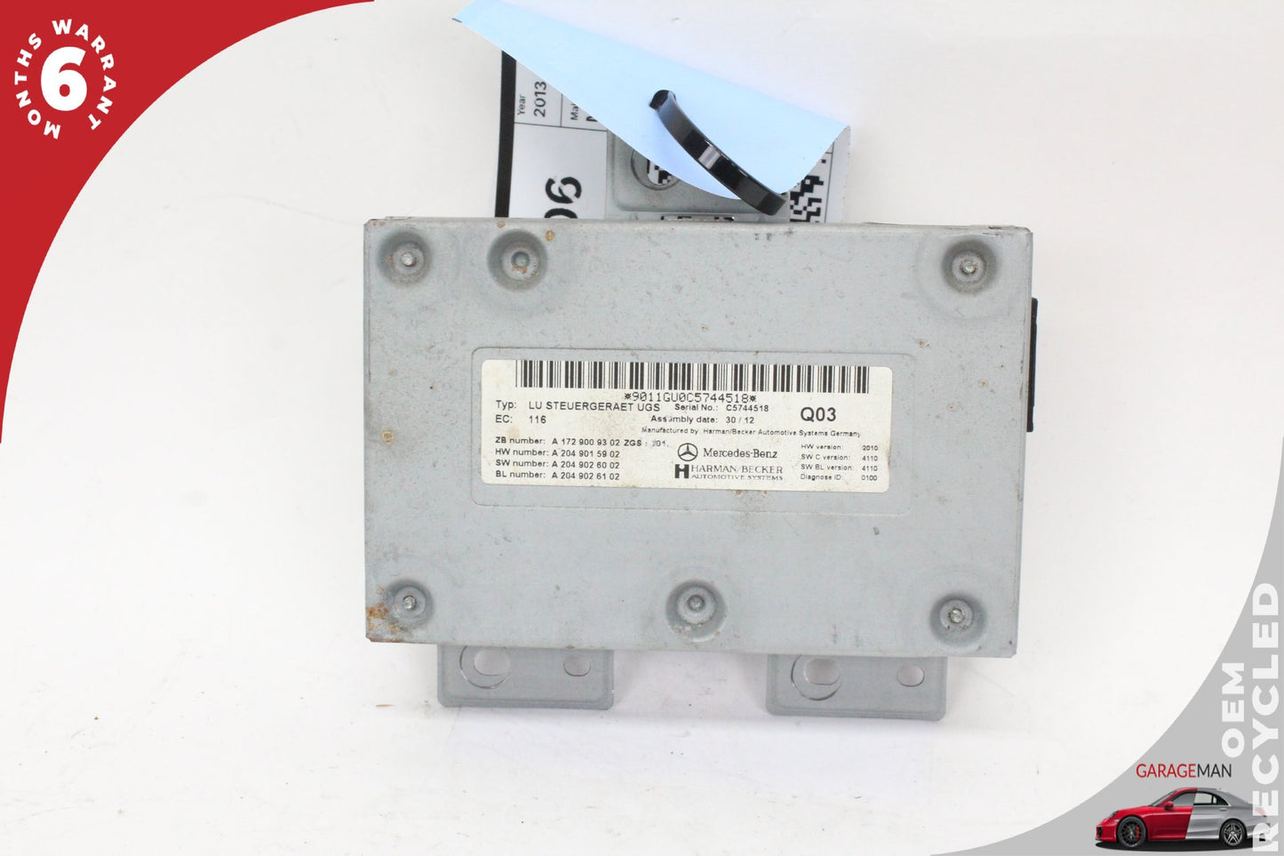 2005-2014 Mercedes W221 S550 Communication Interface Module 1729009302 OEM