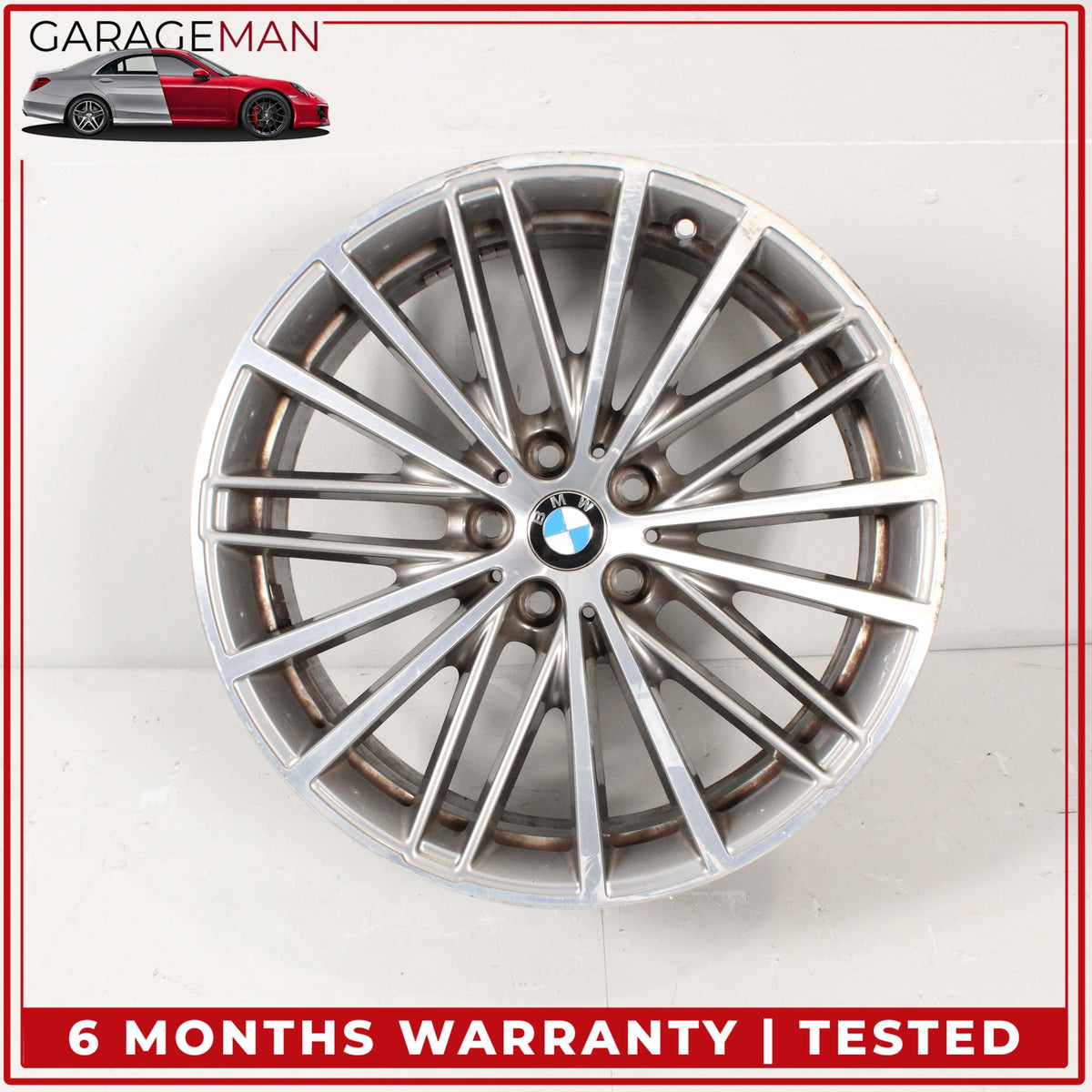 2017-2023 BMW 540i 530i M550i 530e Front Side Wheel Rim 8JX19H2 IS30 6894839 OEM