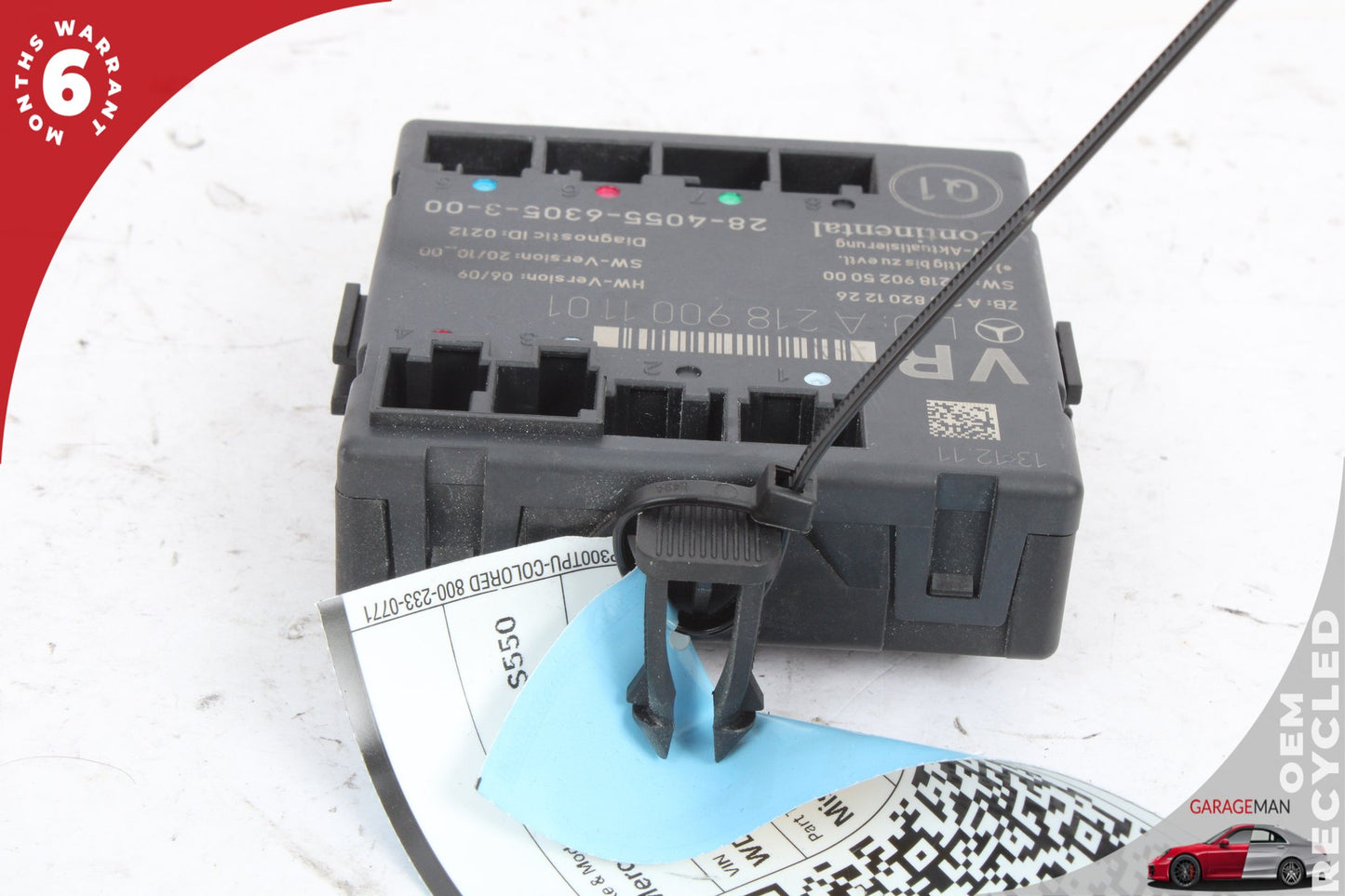 08-18 Mercedes CLS550 W218 Right Front Door Control Module 2189001101 OEM