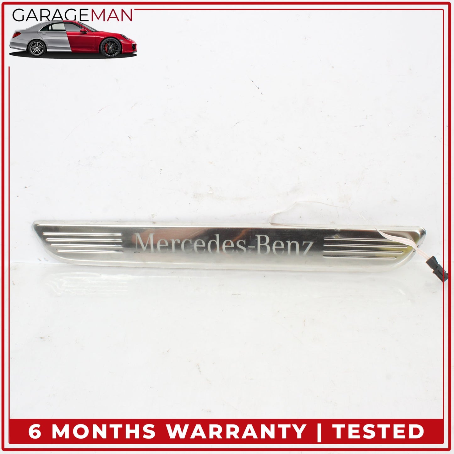 2015-2023 Mercedes W205 C300 Front Left and Right Door Sill Scuff Plates OEM