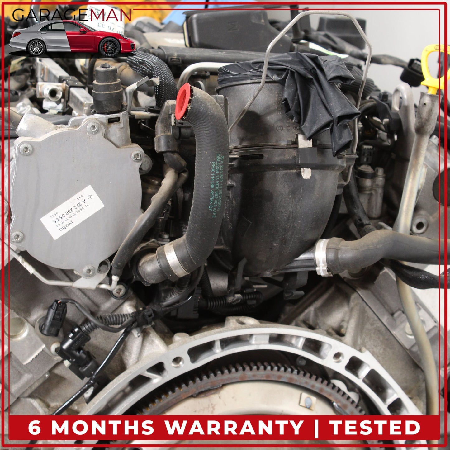 2006-2011 Mercedes W204 C300 SLK300 RWD 3.0L M272 Engine Motor Assembly OEM 84K