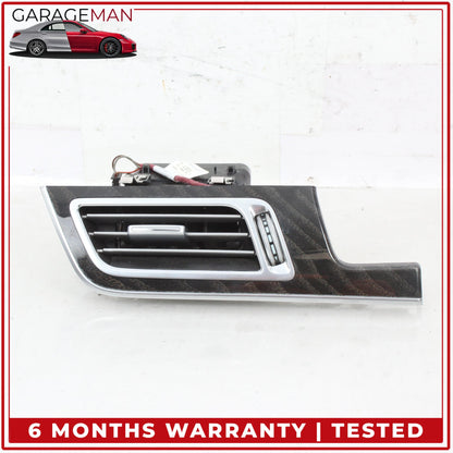 2014-2016 Mercedes W212 E400 Front Dash AC Air Vent Panel w/ Door Trim Wood OEM