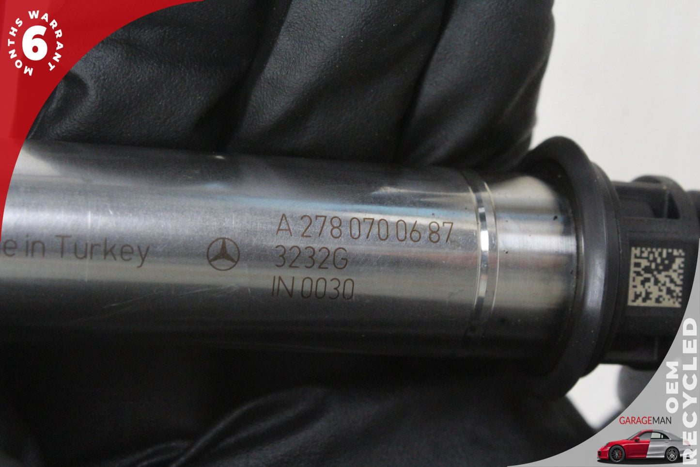 11-19 Mercedes W218 S550 Fuel Injection Rail Line Left Side Assy OEM