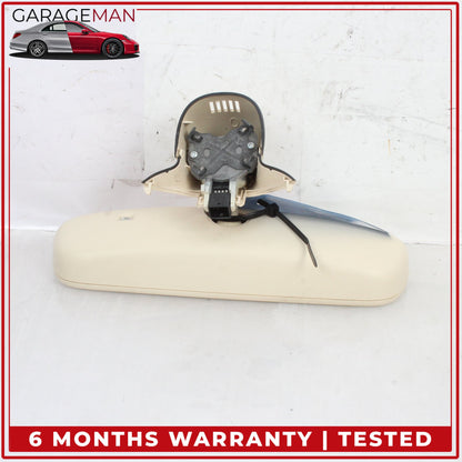 2012-2018 Audi A6 Front Upper Windshield Rear View Mirror w/ Auto Dim Beige OEM