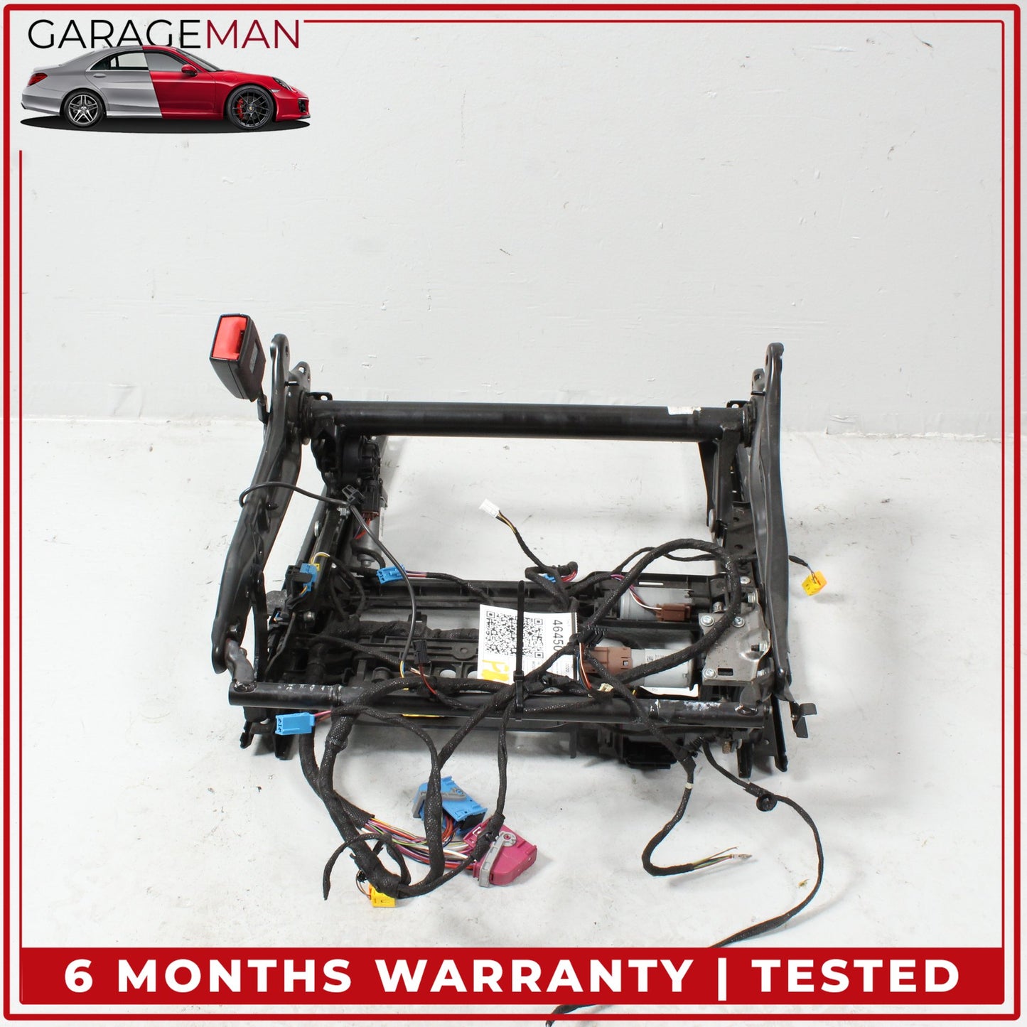 2015-2023 Mercedes W205 C300 C400 Front Left Seat Rail Track Frame w/ Motors OEM