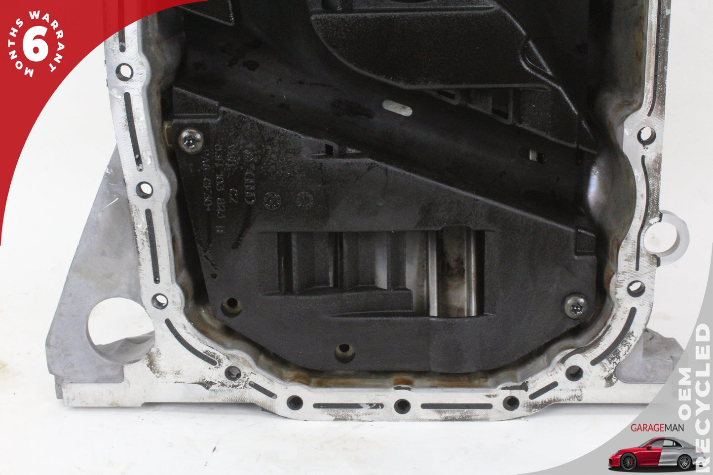 2007-2010 Porsche Cayenne 957 Audi Q7 Lower Engine Oil Pan w/ Oil Level Sensor