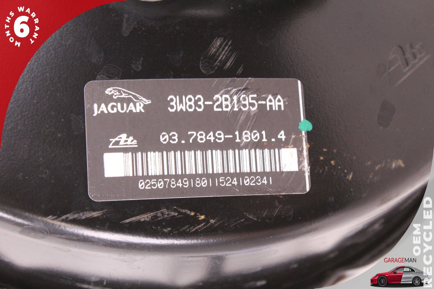 2003-2006 Jaguar XK8 X100 Convertible Power Brake Booster Master Cylinder w/ Reservoir 3W832B195AA