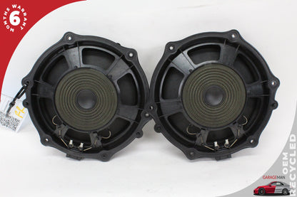 2010-2018 Porsche Cayenne 958 Front Left & Right Side Door Sound Speaker Set OEM