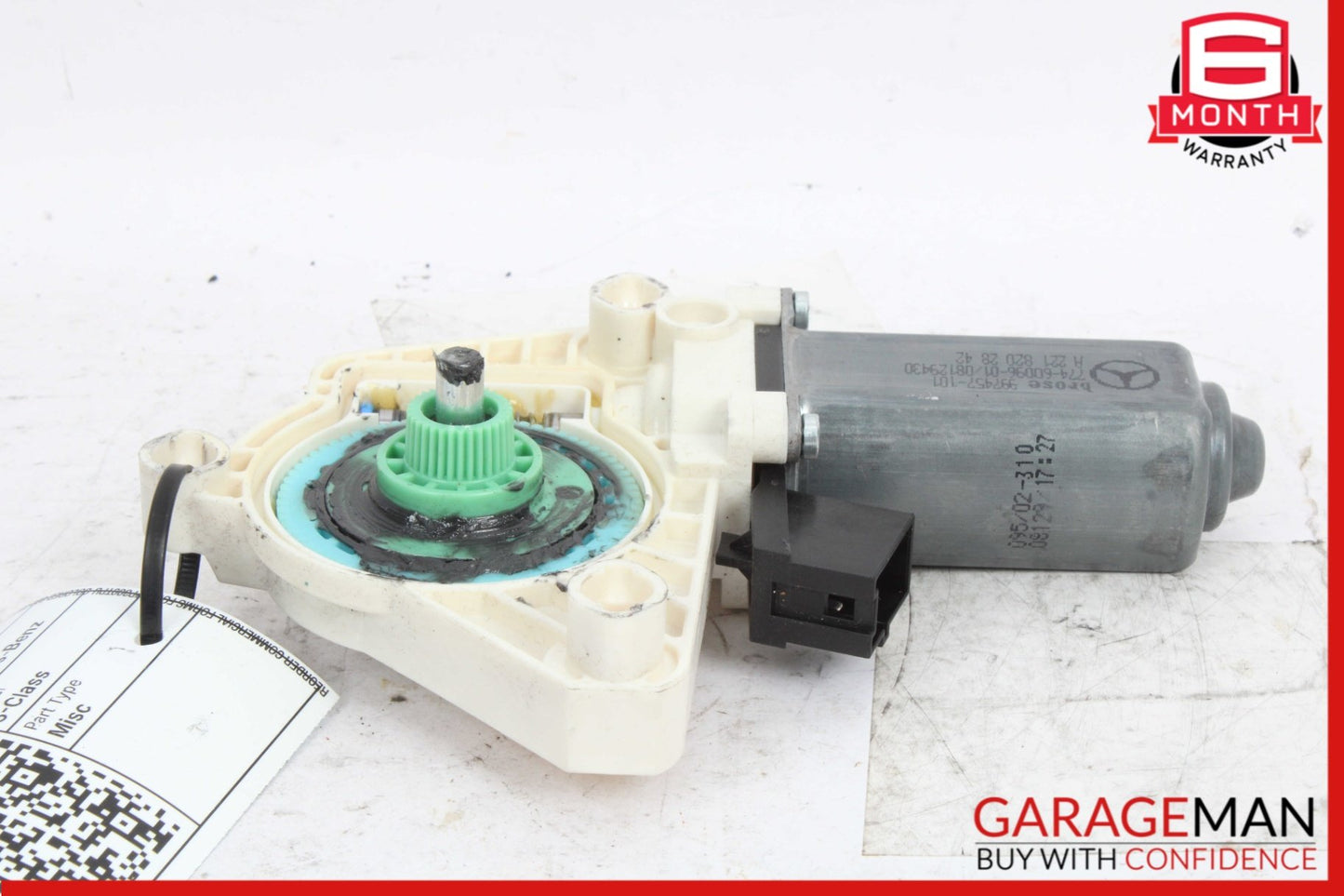 2007-2013 Mercedes-Benz S550 W221 Front Right Window Regulator Motor 2218202842