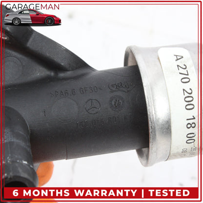 2014-2020 Mercedes X156 GLA250 CLA250 Thermostat Hose Pipe 2702001800 OEM