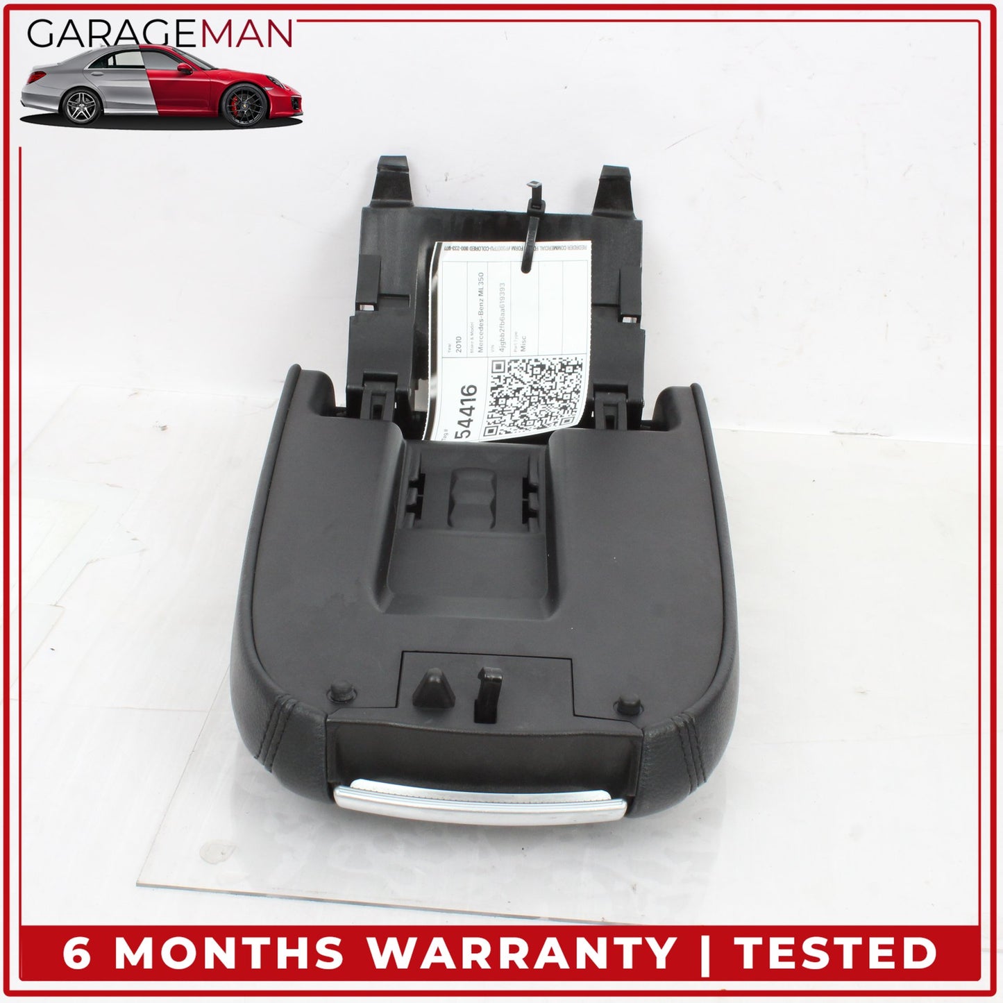 2006-2012 Mercedes W164 ML350 Front Center Console Arm Rest Lid Cover Black OEM