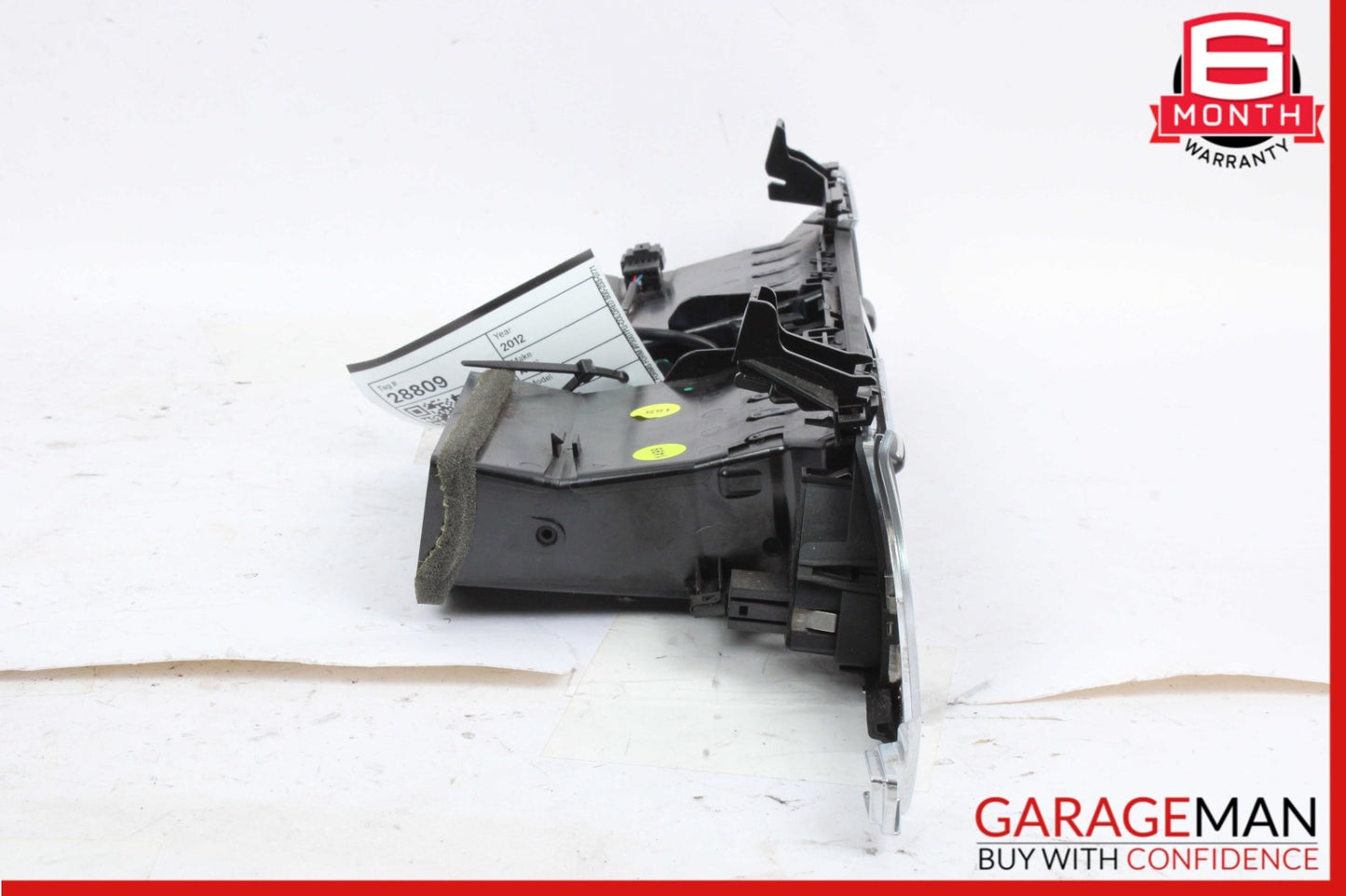 2012-2018 Audi A6 C7 Dashboard Center Dual A/C AC Air Vent Trim w/ Switch OEM