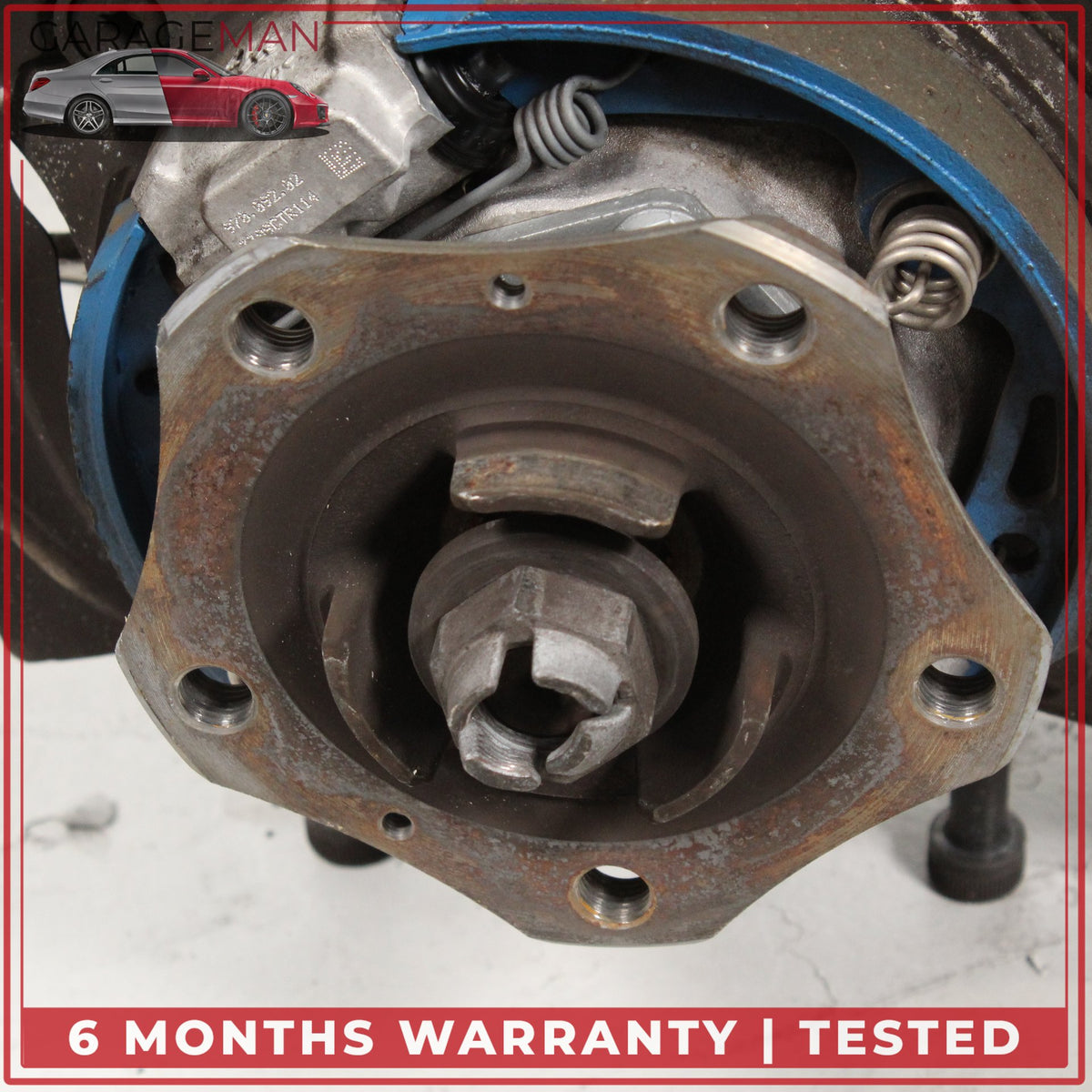 2010-2016 Porsche Panamera Rear Right Spindle Knuckle Wheel Hub w/ Shaft OEM