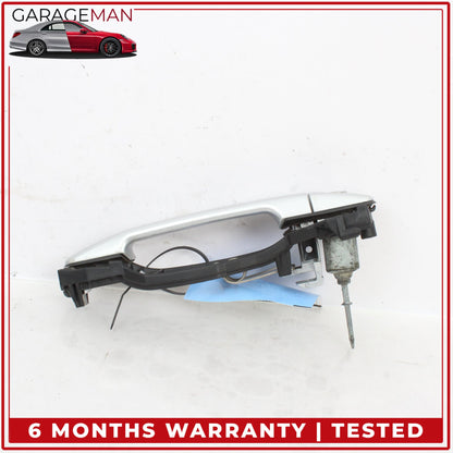 2001-2004 Mercedes R170 SLK320 Left Exterior Door Handle Silver Metallic OEM