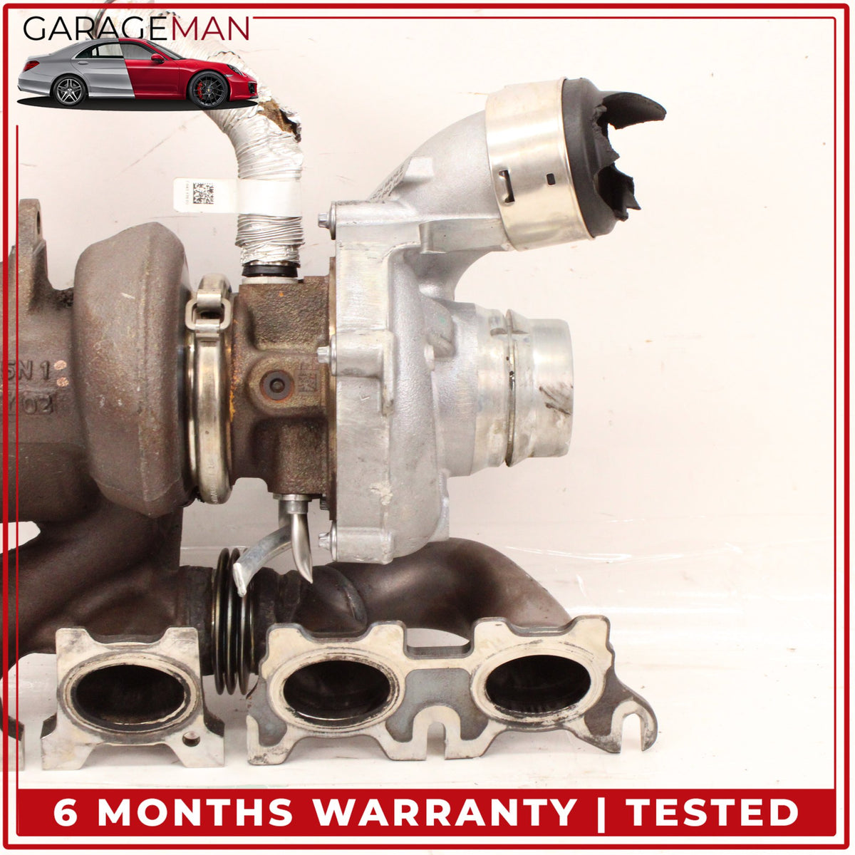 2018-2021 BMW X3 G01 B58 Engine Motor Turbo Turbocharger w/ Manifold 7643147 OEM
