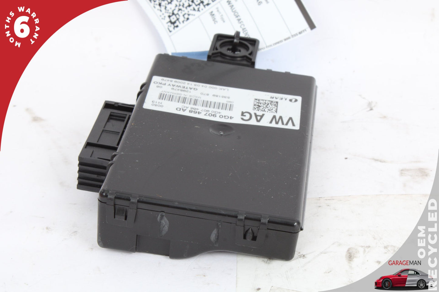 2012-2018 Audi A6 A7 Gateway Interface Control Module 4G0907468AD OEM