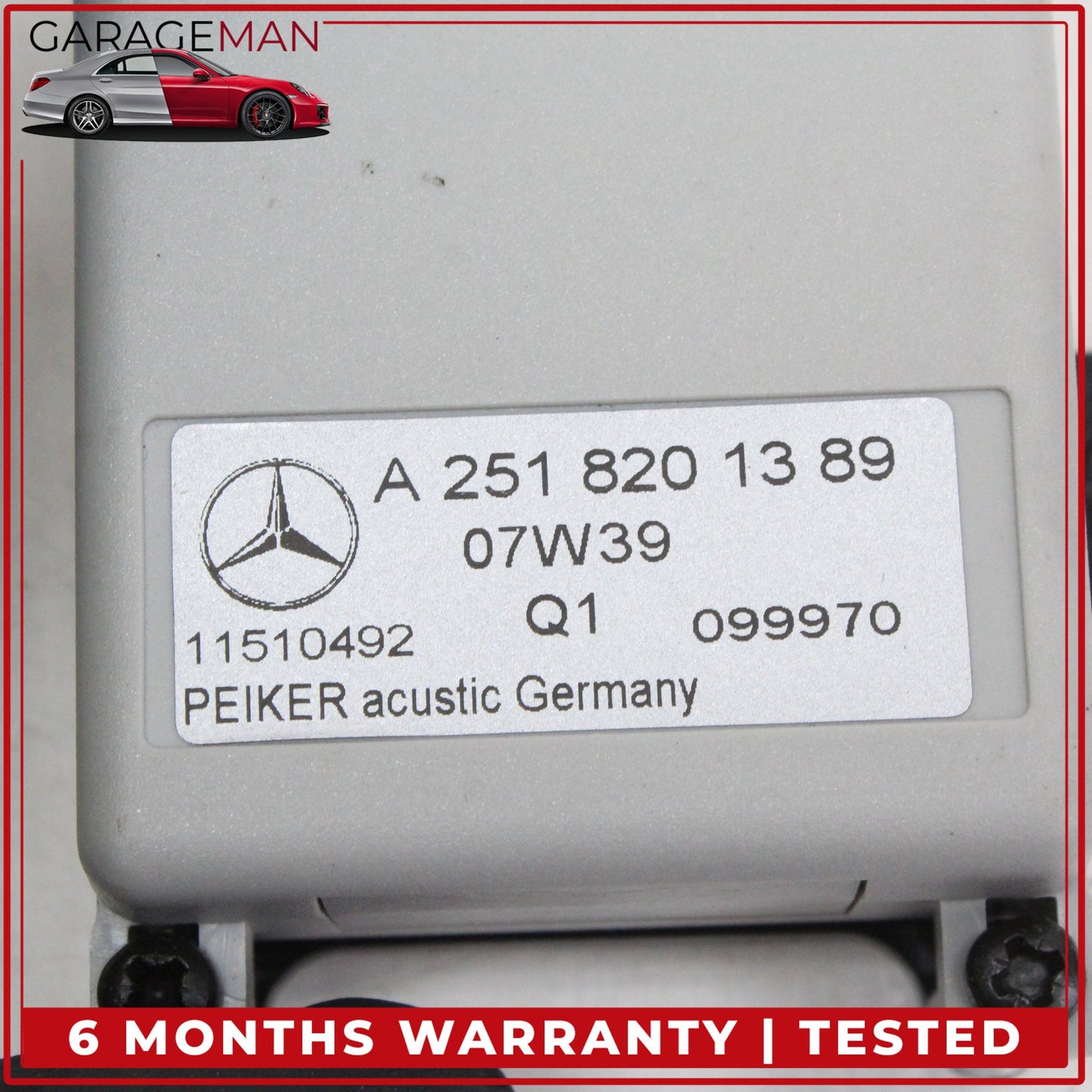 2006-2012 Mercedes X164 GL550 Audio Radio Sound Amplifier AMP 2518201389 OEM