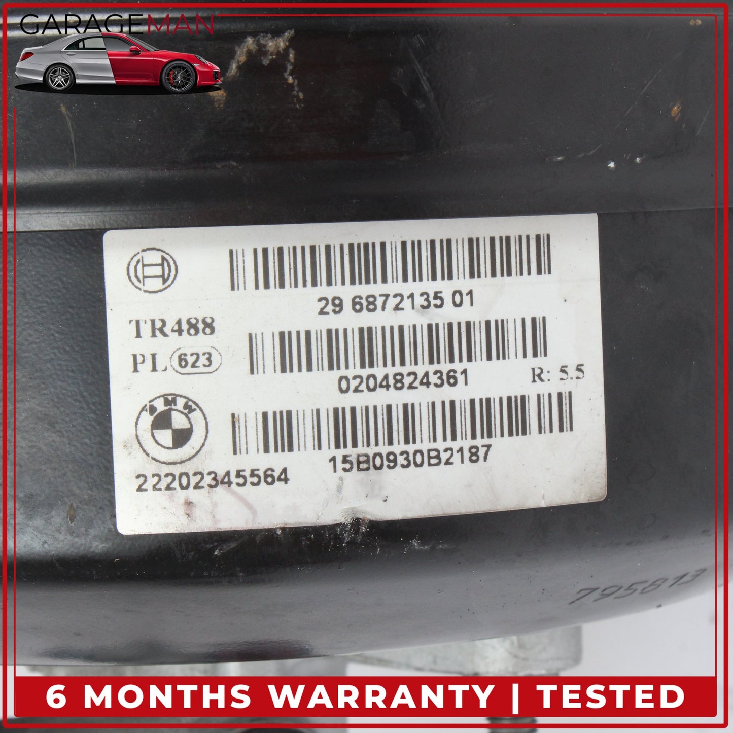 2012-2021 BMW 428i F36 Power Brake Booster Master Cylinder w/ Reservoir 6872135