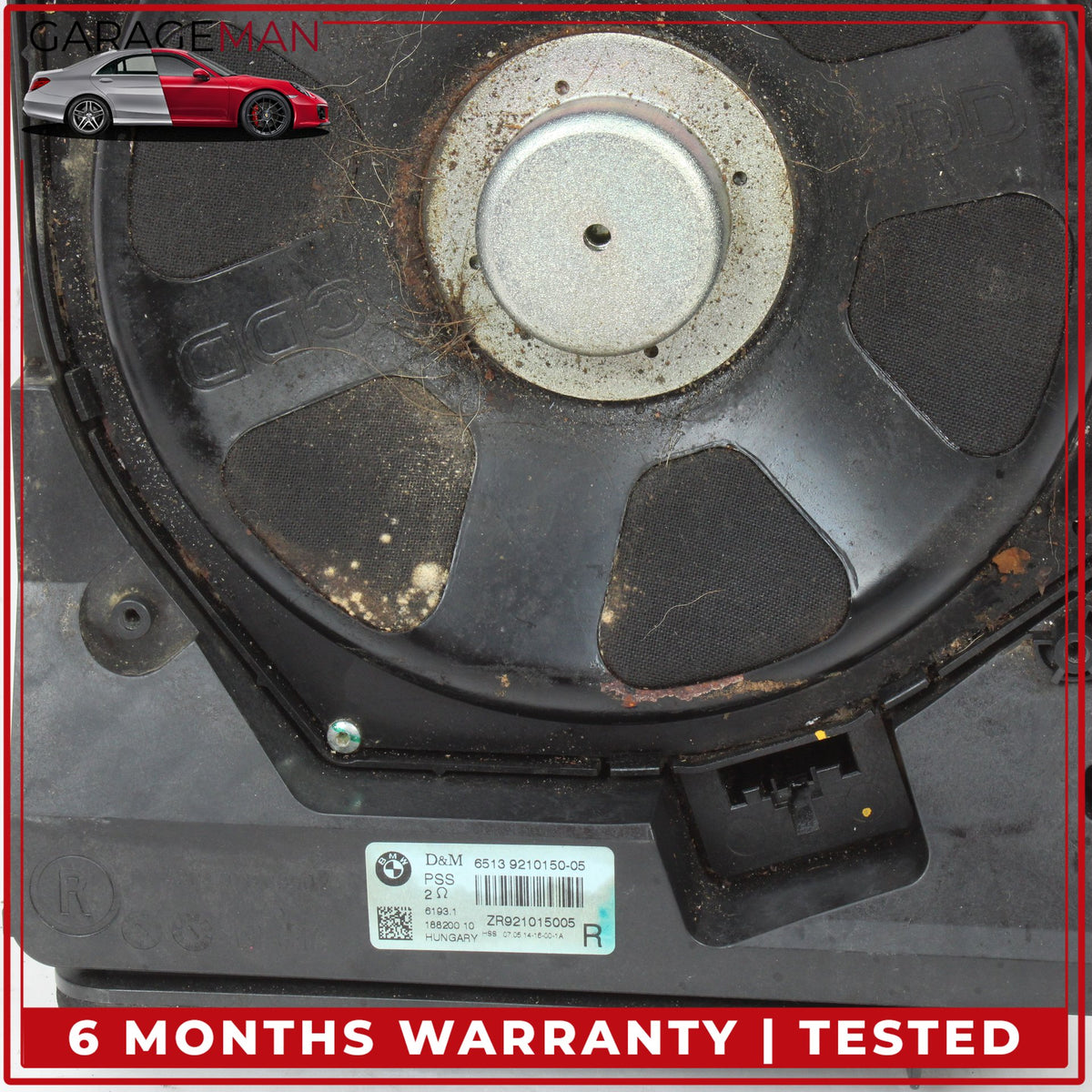 2012-2018 BMW 328i F30 Front Left and Right Side Underseat Subwoofer Speaker OEM