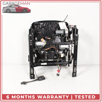 2012-2018 Audi A7 Front Left Driver Side Seat Track Rail Frame w/ Motor OEM