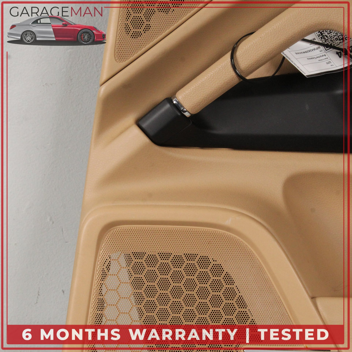 2011-2018 Porsche Cayenne 958 Rear Right Side Door Trim Cover Panel Beige OEM