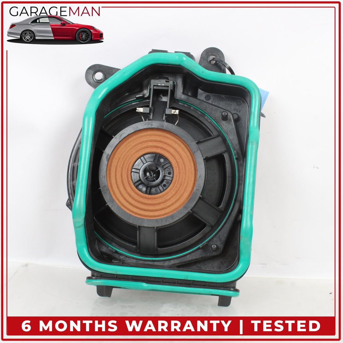 2017-2023 BMW 530e G30 Front Left and Right Underseat Subwoofer Speaker Set OEM