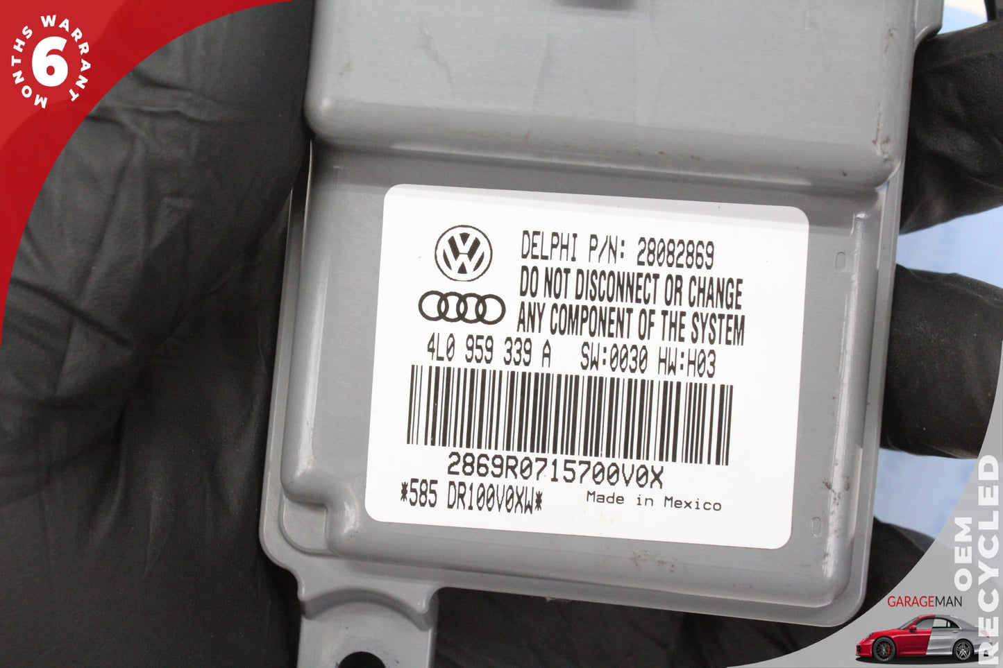 07-15 Audi Q7 MPV Front Right Seat Occupant Detection Module 4L0959339A Genuine