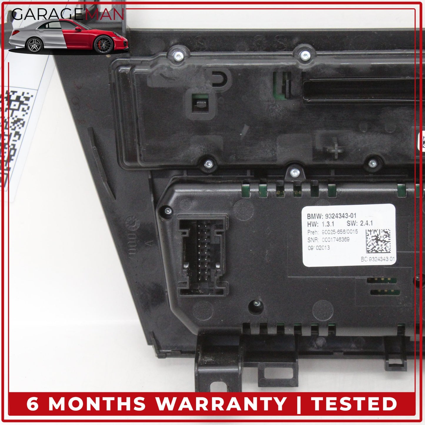 2012-2018 BMW 650i A/C AC Temperature Climate Control Panel w/ Radio Switch OEM