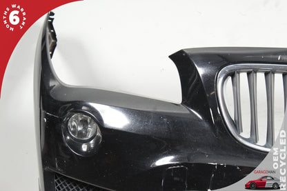 2013-2015 BMW X1 E84 Front Bumper Cover Assembly Black w/ Grille &amp; Fog Light OEM