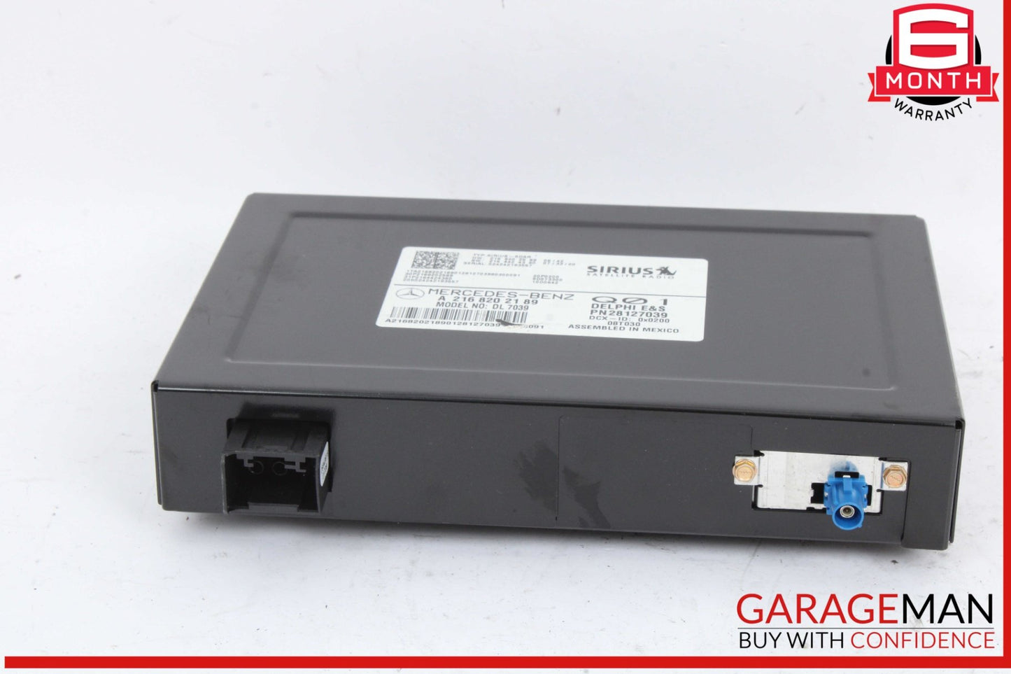 2007-2014 Mercedes-Benz SL550 R230 Sirius Satellite Radio Receiver 2168202189
