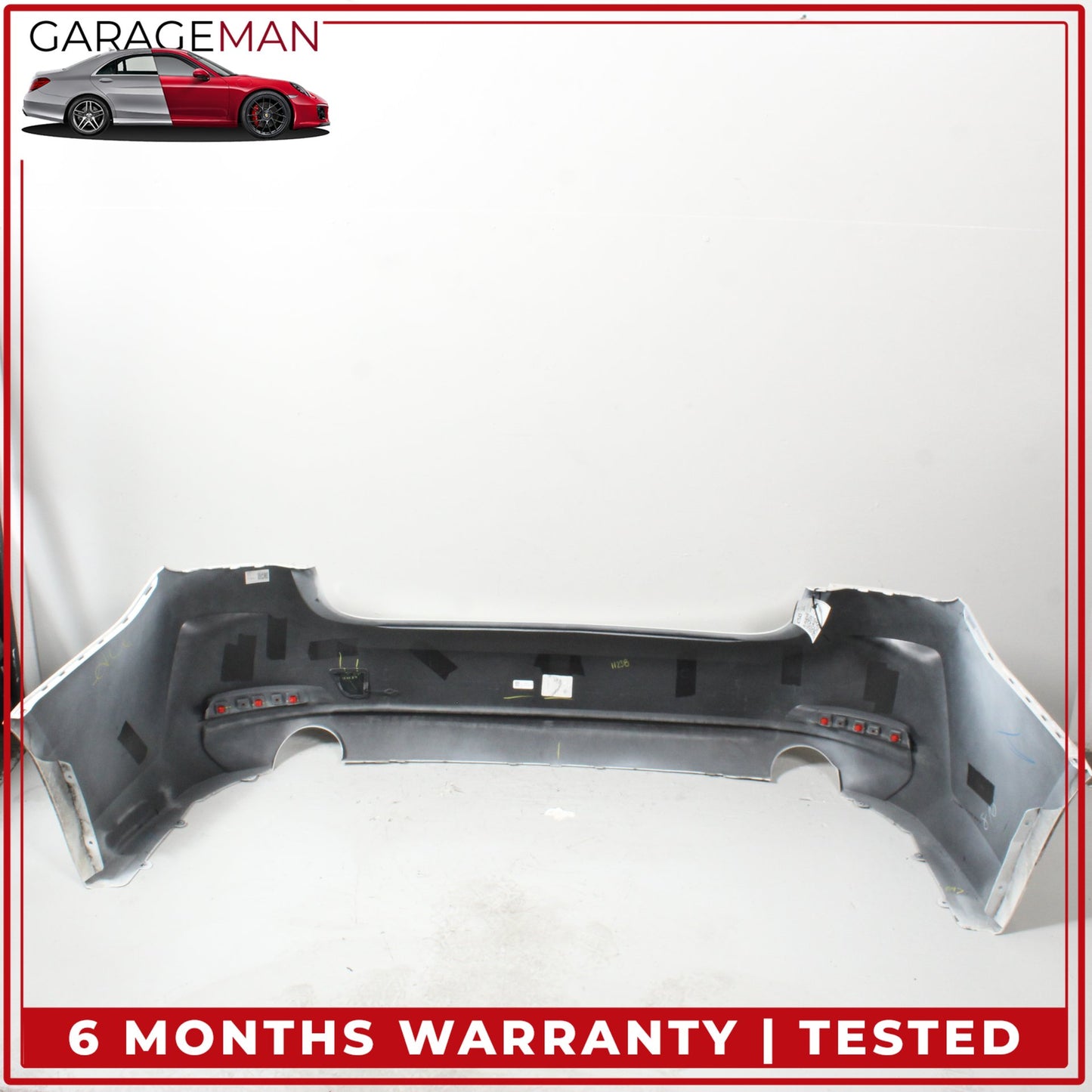 2019-2025 BMW 330i M340i Rear Bumper Cover Assembly White 51125A69624 OEM