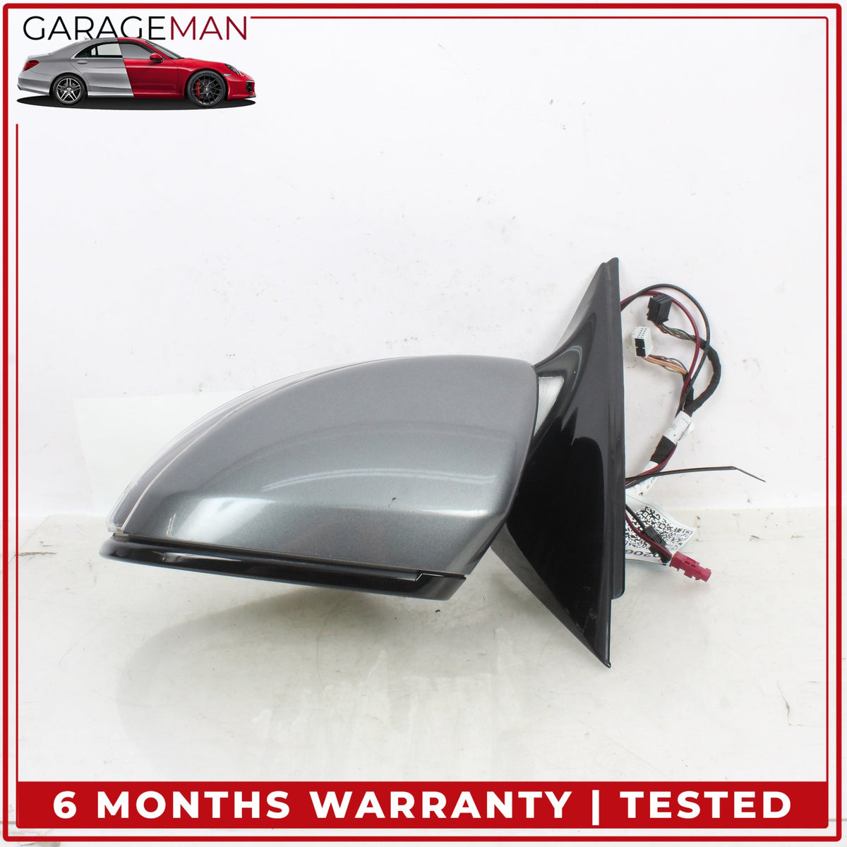 2017-2020 Mercedes W213 E300 Front Left Door Rear View Mirror w/ Blind Spot OEM
