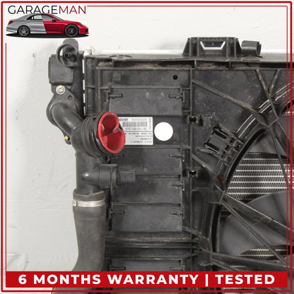 2010-2016 Porsche Panamera 970 Engine Cooling Radiator AC A/C Condenser OEM