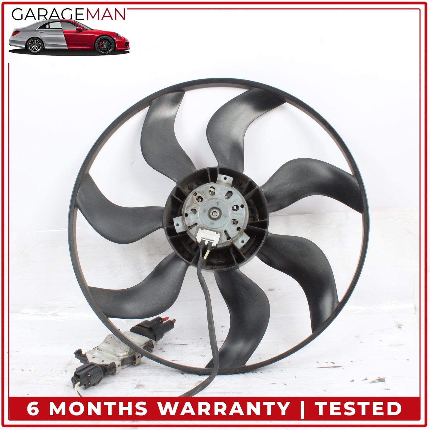 2012-2020 Mercedes W117 CLA250 Radiator Fan Blade w/ Resistor Relay Module OEM
