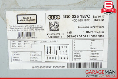 2012-2015 Audi A6 C7 Dashboard Audio Radio Multimedia CD Player 4G0035187 OEM