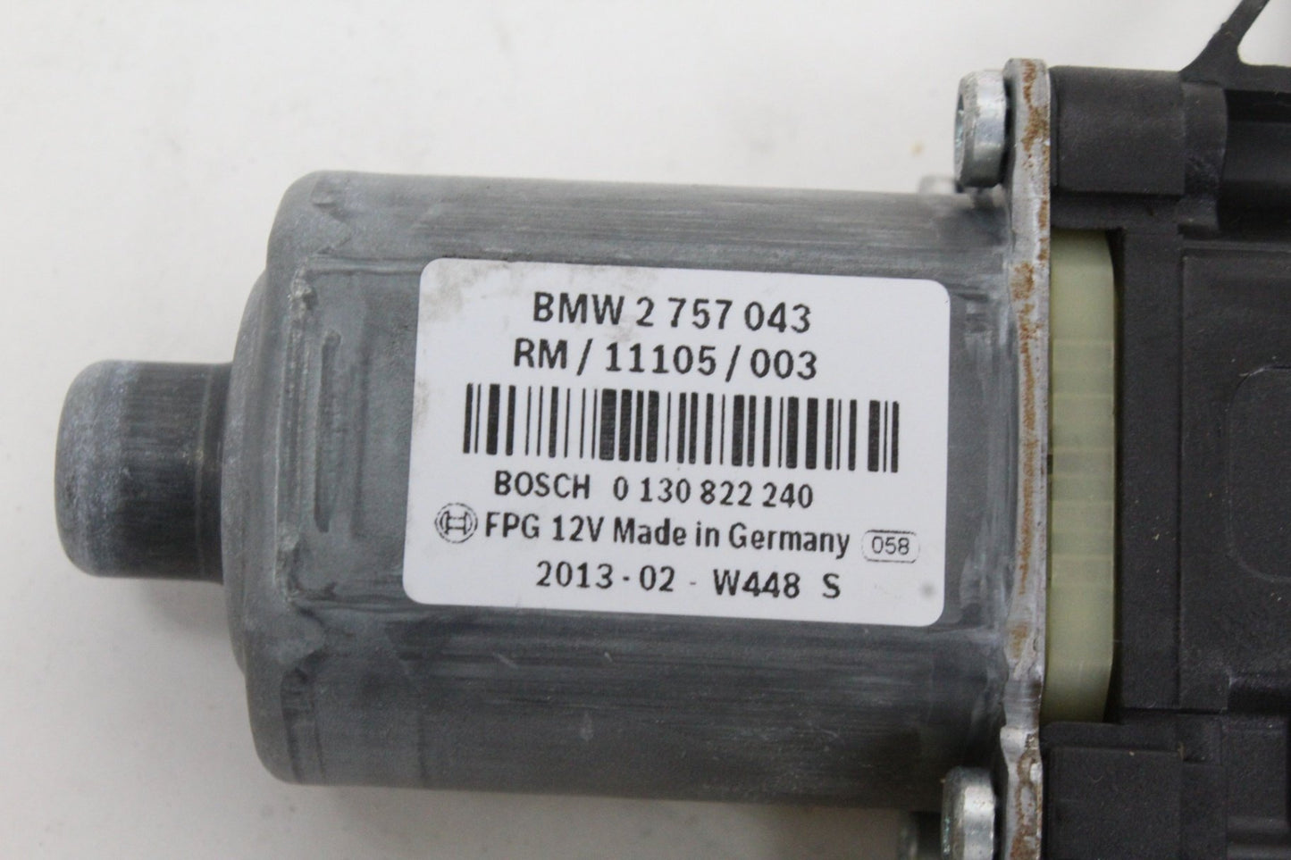 2007-2015 Mini Cooper R56 Front Left Side Window Regulator Motor 2757043 OEM