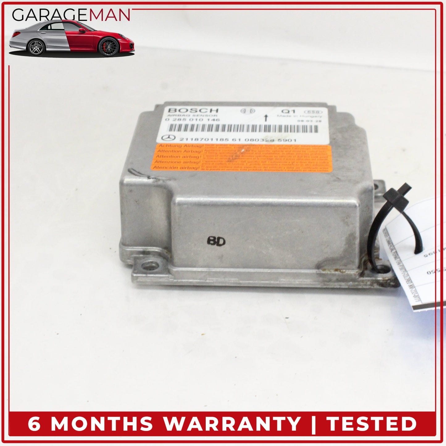 2003-2011 Mercedes W219 CLS550 Air Bag Airbag Sensor Module Bosch 2118701185 OEM
