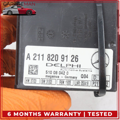 2003-2006 Mercedes R230 SL500 Anti Theft Alarm Control Module 2118209126 OEM