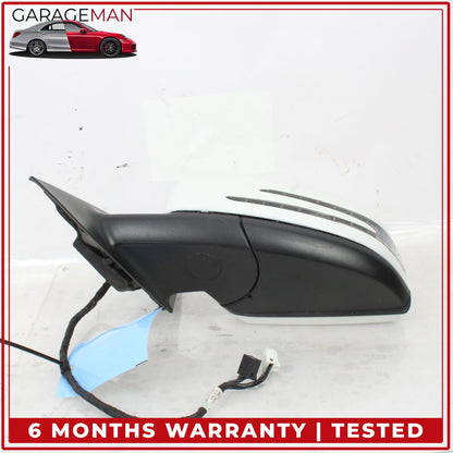 2014-2019 Mercedes W117 CLA250 Left Side Door Rear View Mirror Calcite White OEM
