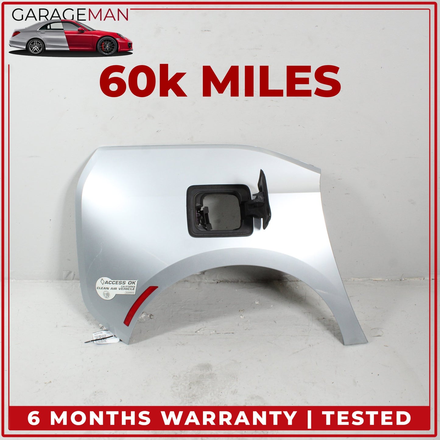 2014-2021 BMW i3 I01 Rear Right Passenger Side Quarter Panel Silver Metallic OEM