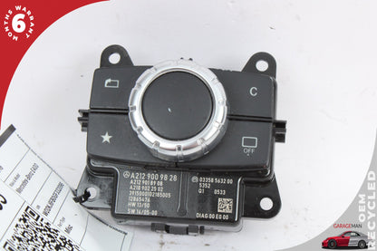 2015-2020 Mercedes-Benz E400 W207 Coupe Center Console Audio Radio Media Control Switch 2129009828 Genuine