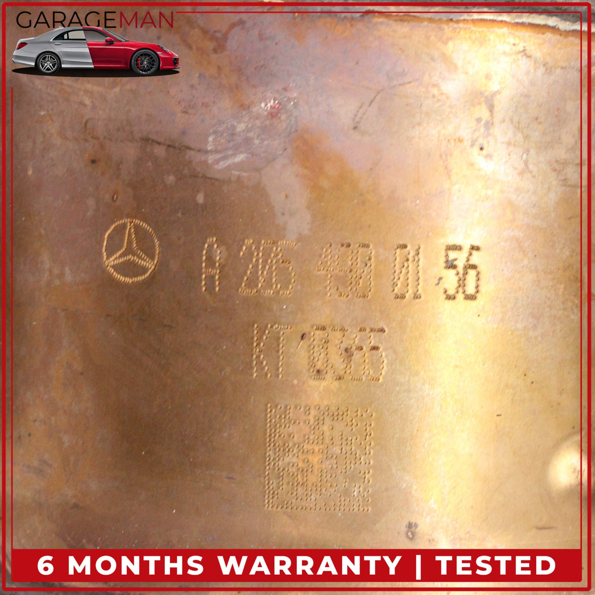 2015-2020 Mercedes W213 E300 C300 C350e Exhaust Downpipe 2054900156 OEM